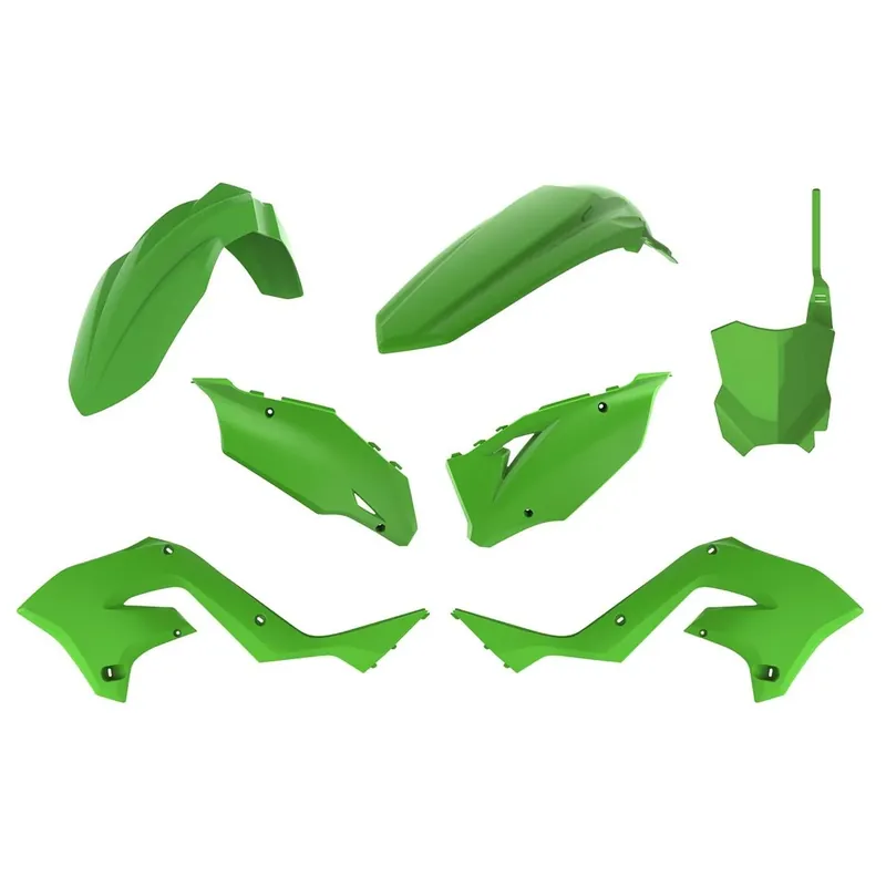 [ Polisport ] Kit Plastique Restyle Kawasaki KX 125/250 03-08, Vert Akciós ár