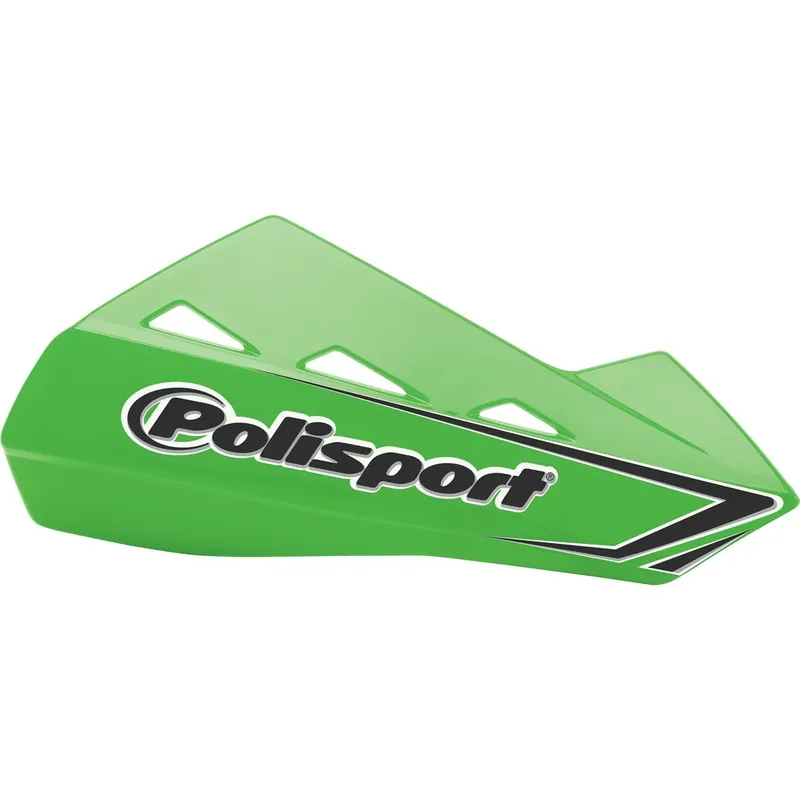 Prémium [ Polisport ] Protège Mains Qwest avec le kit de montage en aluminium, Vert