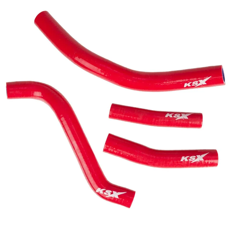 Különleges ajánlat [ KSX ] Kit Durites de Radiateurs Yamaha YZF 250 14-18, Red