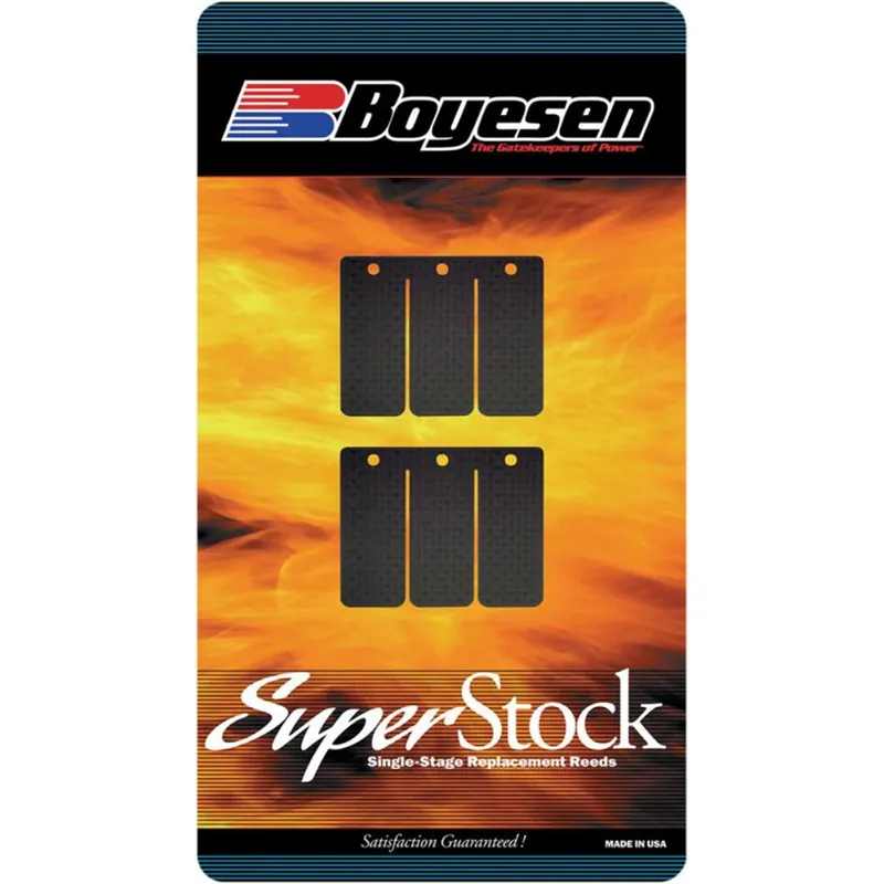 [ Boyesen ] Clapets pour Boîte à Clapet Super Stock Yamaha YZ 250 97-01/03-04, Carbone Csak ma