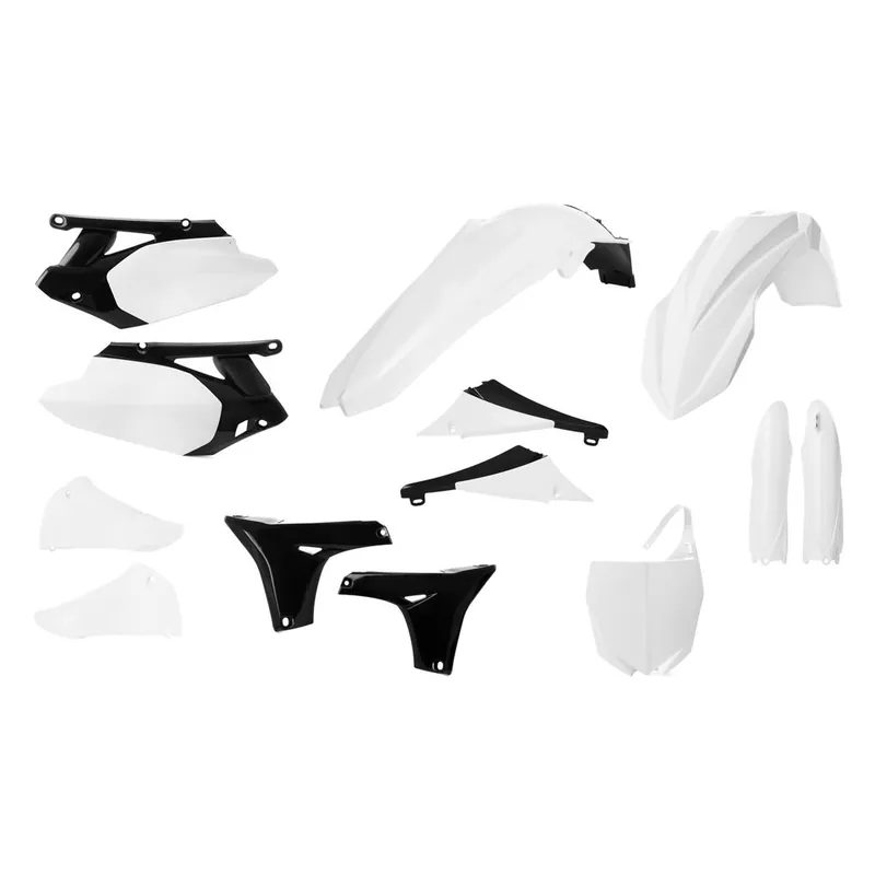 Utolsó esély [ Acerbis ] Kit Plastique complet Full-Kit Yamaha YZ 250F 10-13, Replica Blanc 13