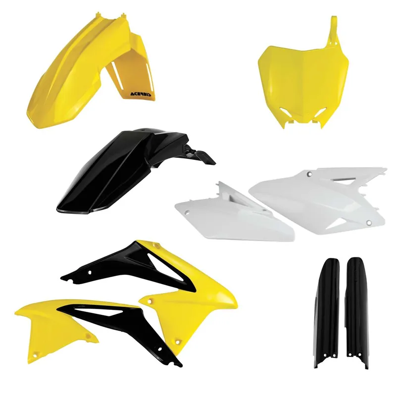 Legnépszerűbb [ Acerbis ] Kit Plastique complet Full-Kit Suzuki RMZ 450 08-17, Replica 14
