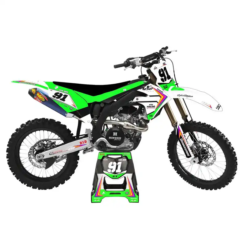 Biztonságos vásárlás [ Maciag Offroad ] Kit Déco Race 8 Kawasaki KX 450F 19-