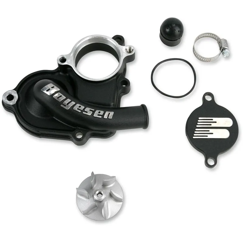 Vedd meg most [ Boyesen ] Kit Pompe à Eau Supercooler Suzuki RM-Z 450 08-, Noir
