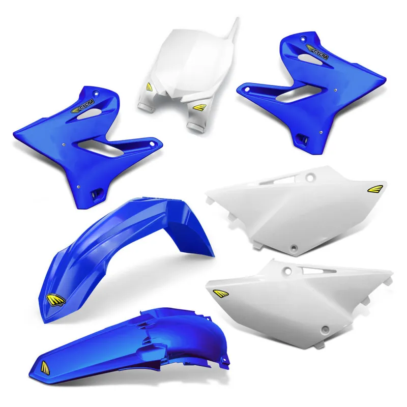[ Cycra ] Kit Plastique Full-Kit Yamaha YZ 125/250 15-17, Bleu/Blanc Prémium