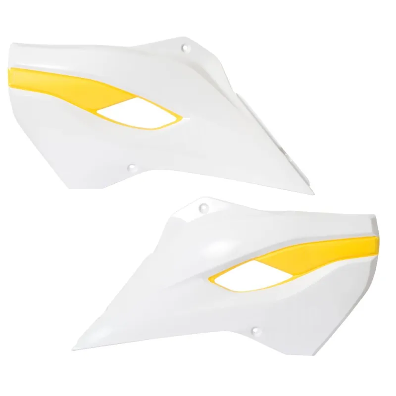 [ Acerbis ] Ouie de Radiateur Husqvarna TC 125/250, FC/FE 250/350/450, TE 125/250/300/450/501, Blanc/Jaune Szezonális akció