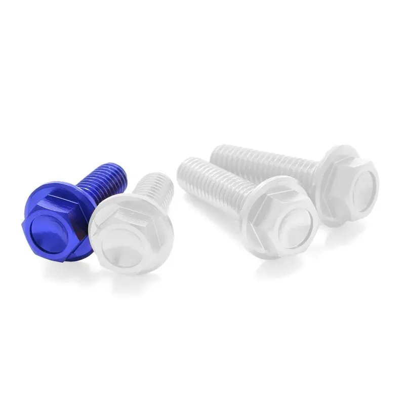 [ DRC ] Boulon en Aluminium M6 x 12 mm, Blue, 20-Pack Expressz szállítás