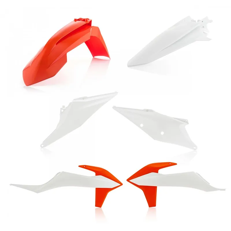 Utolsó esély [ Acerbis ] Kit Plastique KTM SX 125/150/250, SX-F 250/350/450 19-, Blanc/Orange
