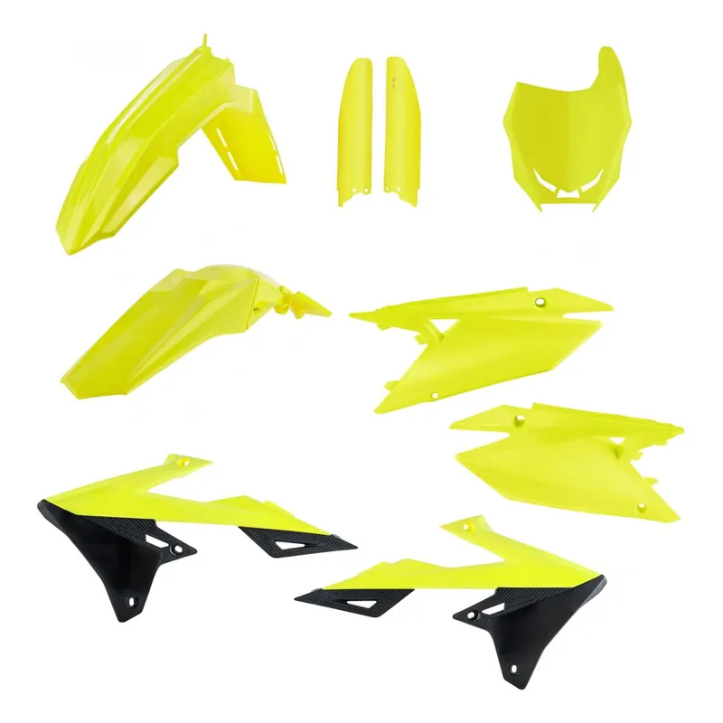 Csak ma [ Acerbis ] Kit Plastique complet Full-Kit Suzuki RMZ 250/450, Flo Jaune/Noir