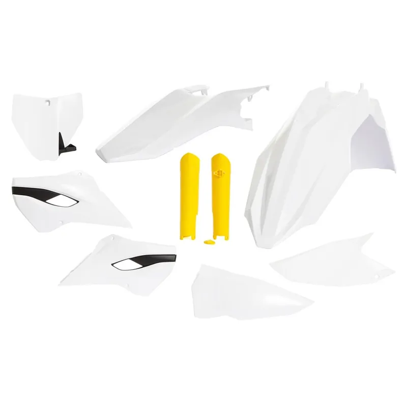Kedvezményes ár [ Acerbis ] Kit Plastique complet Full-Kit Husqvarna TE/FE 2014, Replica, Blanc