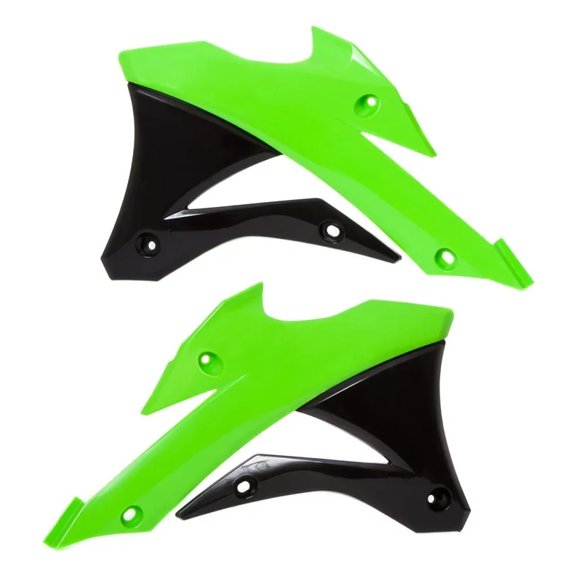 [ Acerbis ] Ouie de Radiateur Kawasaki KX 85 14-21, Vert/Noir Különleges ajánlat