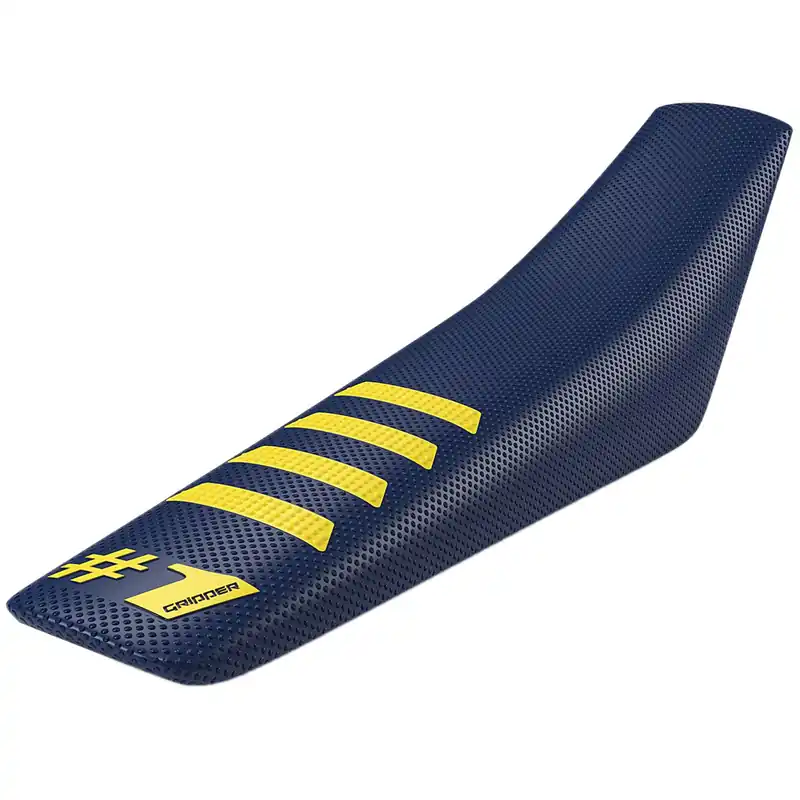 [ Onegripper ] Housse de Selle Ribbed Dark Blue/Yellow Olcsóbb