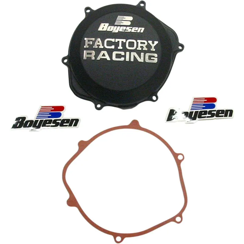 [ Boyesen ] Couvercle de Carter d‘Embrayage Factory Honda CR-F 450 02-08, Black Biztonságos fizetés