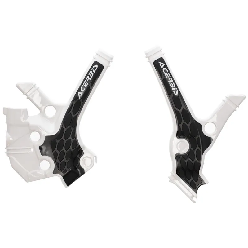 Outlet [ Acerbis ] Protections de Cadre Anti-Dérapante X-Grip Yamaha YZ 85 22-, Blanc/Noir