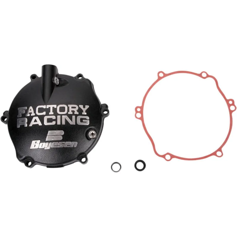 [ Boyesen ] Couvercle de Carter d‘Embrayage Factory Yamaha YZ 125 94-04, Black Outlet