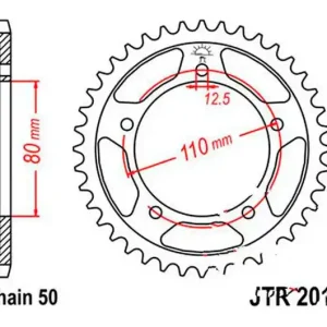 Exkluzív ajánlat Couronne JT 45/530 Acier Triumph Speed Triple 900 / Tiger 955 i ...