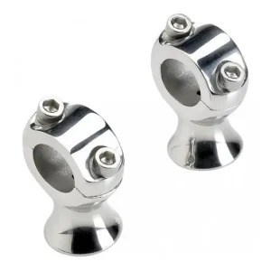 Pontets de guidon Biltwell Slimline Ø25.4mm Chromé Kedvezmény