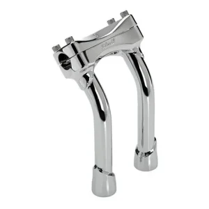 Pontets de guidon Biltwell Murdock Pullback Ø25.4mm H.20cm Chromé Újdonság