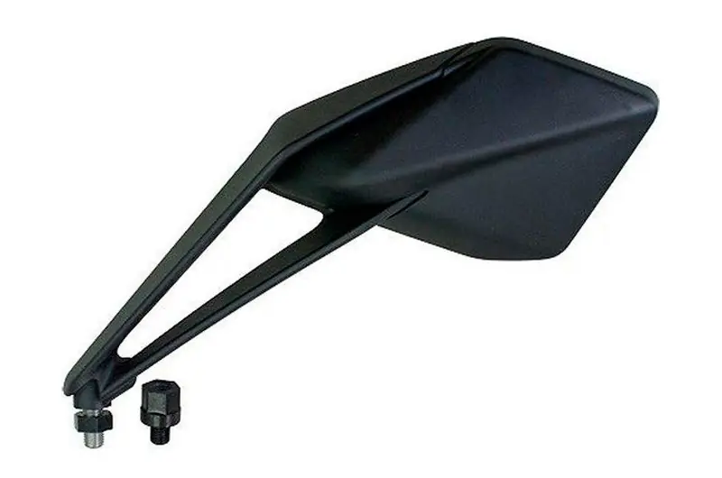 Gyors kiszállítás Rétroviseur gauche JMP Fixation sur carénage Noir Kawasaki Z 1000 G 2014-2016 / Z 1000 F 2014-2016