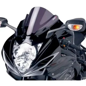Alacsony ár Bulle / Pare-brise Puig Racing Fumé Foncé Suzuki GSX-R 600 / GSX-R 750 ...