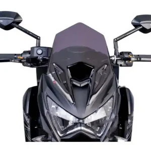 Újdonság Bulle / Pare-brise Puig Sport New Generation Naked Fumé Foncé Kawasaki Z 800 A / Z 800 B ...