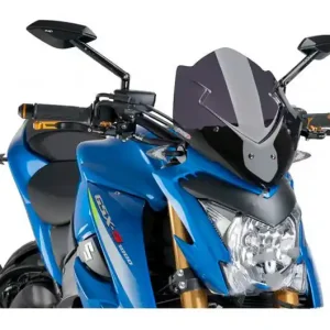 Bulle / Pare-brise Puig Sport New Generation Naked Fumé Foncé Suzuki GSX-S 1000 / GSX-S 1000 A ... Expressz kézbesítés