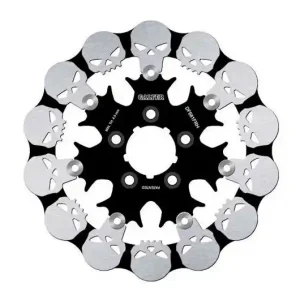 Disque de frein arrière Galfer Design Skull Flottant Wave 292mm Harley Davidson FLHRCI 1450 EFI Road King Classic ... Gyors kiszállítás