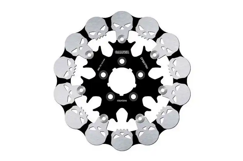 Disque de frein arrière Galfer Design Skull Flottant Wave 292mm Harley Davidson FLHRCI 1450 EFI Road King Classic ... Gyors kiszállítás