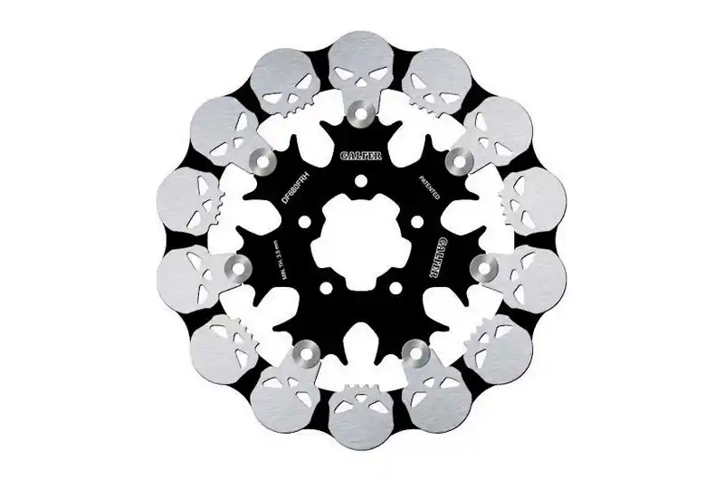 Akciós ár Disque de frein avant Galfer Design Skull Flottant Wave 292mm Harley Davidson FLHRCI 1450 EFI Road King Classic ...
