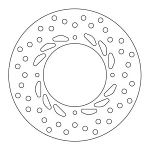 Kedvezményes ár Disque de frein arrière Brembo Serie Oro Fixe Rond 220mm Honda NX 650 / SLR 650 ...