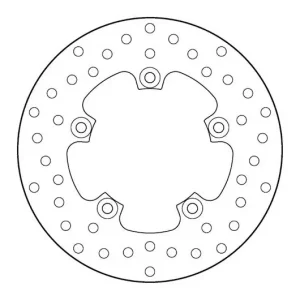 Disque de frein arrière Brembo Serie Oro Fixe Rond 220mm Aprilia Ne maradj le