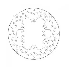 Disque de frein arrière Brembo Serie Oro Fixe Rond 245mm Yamaha / Ducati / Laverda Legkelendőbb