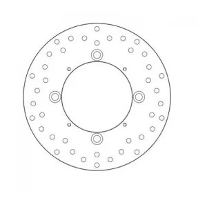 Azonnali szállítás Disque de frein arrière Brembo Serie Oro Fixe Rond 220mm Honda CBR 600 FS / CBR 1000 RR ...