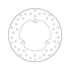 Utolsó esély Disque de frein arrière Brembo Serie Oro Fixe Rond 220mm Yamaha YZF-R3 320 A / MT-03 320 A ...
