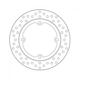 Disque de frein arrière Brembo Serie Oro Fixe Rond 260mm Honda CB 650 F 2016 / CBR 650 FA ABS 2014-2018 ... Azonnal elérhető