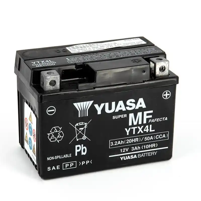Árcsökkenés Batterie YTX4l SLA - AGM - Sans Entretien - Prête à l‘emploi.