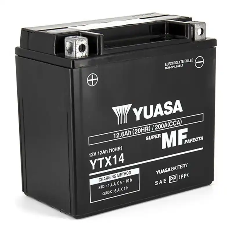Ne maradj le Batterie YTX14 SLA AGM - Sans Entretien - Prête à l‘emploi.