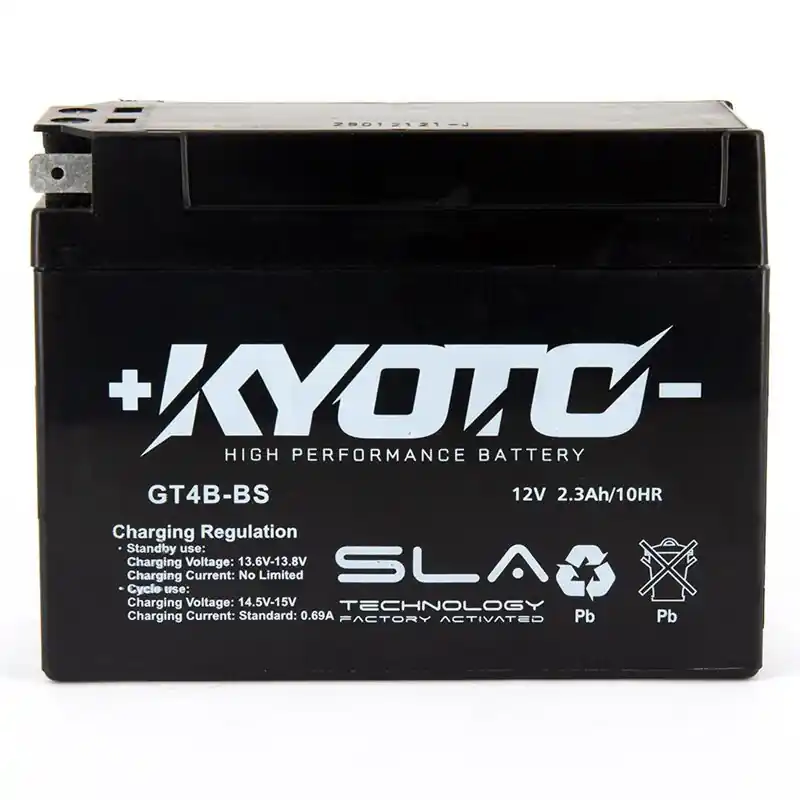 Biztonságos fizetés Batterie Gt4b-bs - SLA AGM - Equivalente YT4B-BS