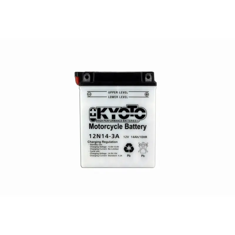 Batterie 12N14-3A Conventionnelle Avec Entretien - Livrée Avec Pack Acide Ne maradj le