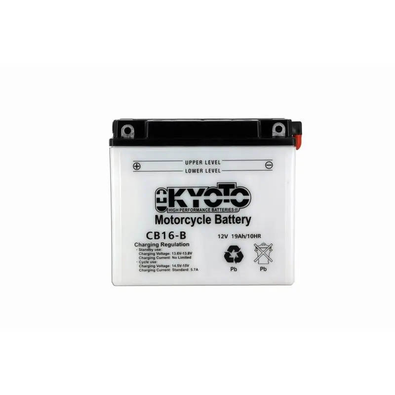 Azonnali szállítás Batterie YB16-B Conventionnelle Avec Entretien - Livrée Avec Pack Acide