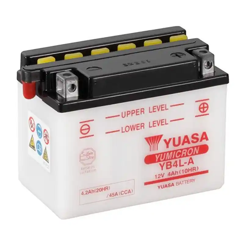 Batterie YB4L-A Conventionnelle Avec Entretien - Livrée Sans Acide Rendeld meg most