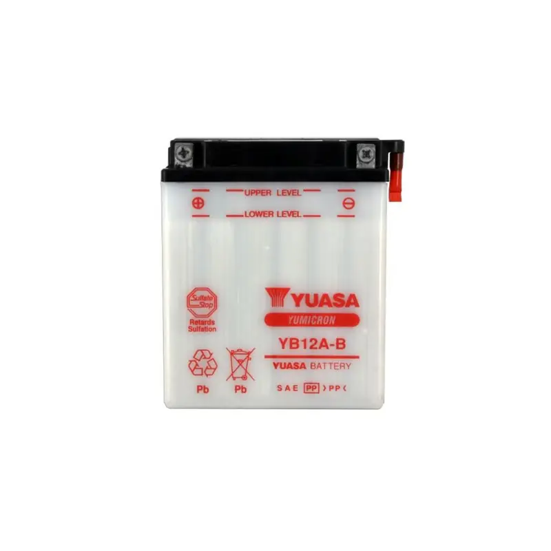 Újdonság Batterie YB12A-B Conventionnelle Avec Entretien - Livrée Sans Acide