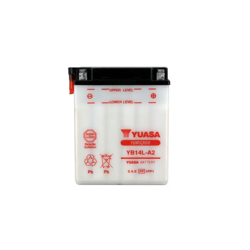Batterie YB14L-A2 Conventionnelle Avec Entretien - Livrée Sans Acide Csak ma