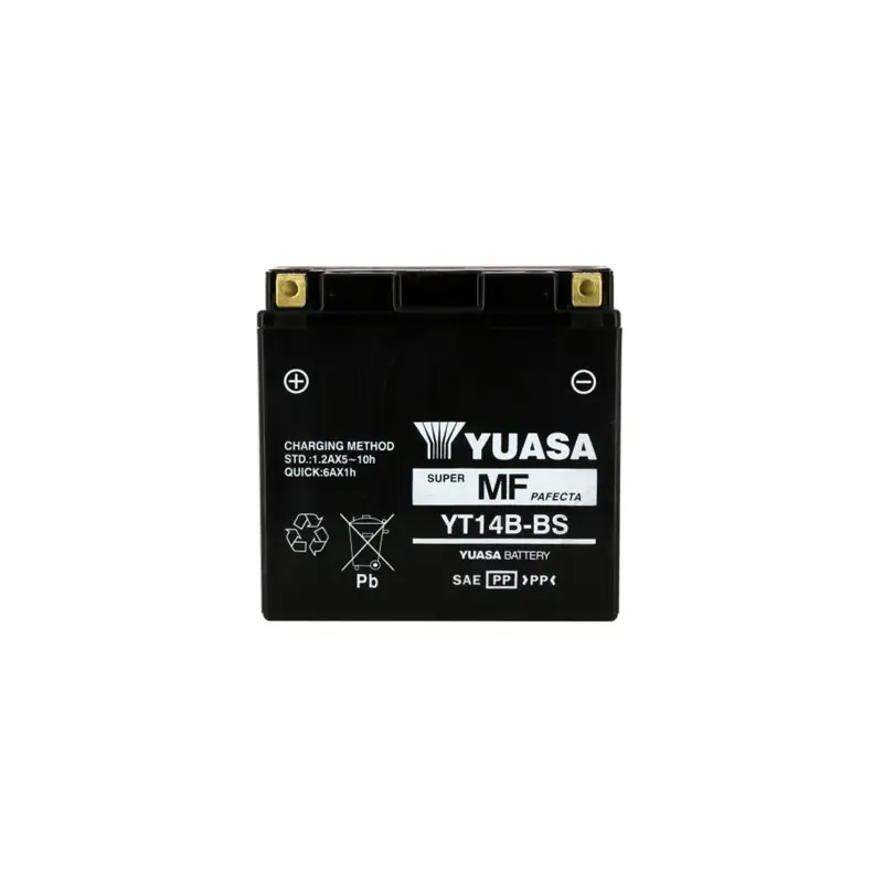 Vedd meg online Batterie YT14B-BS AGM - Sans Entretien - Livrée Avec Pack Acide