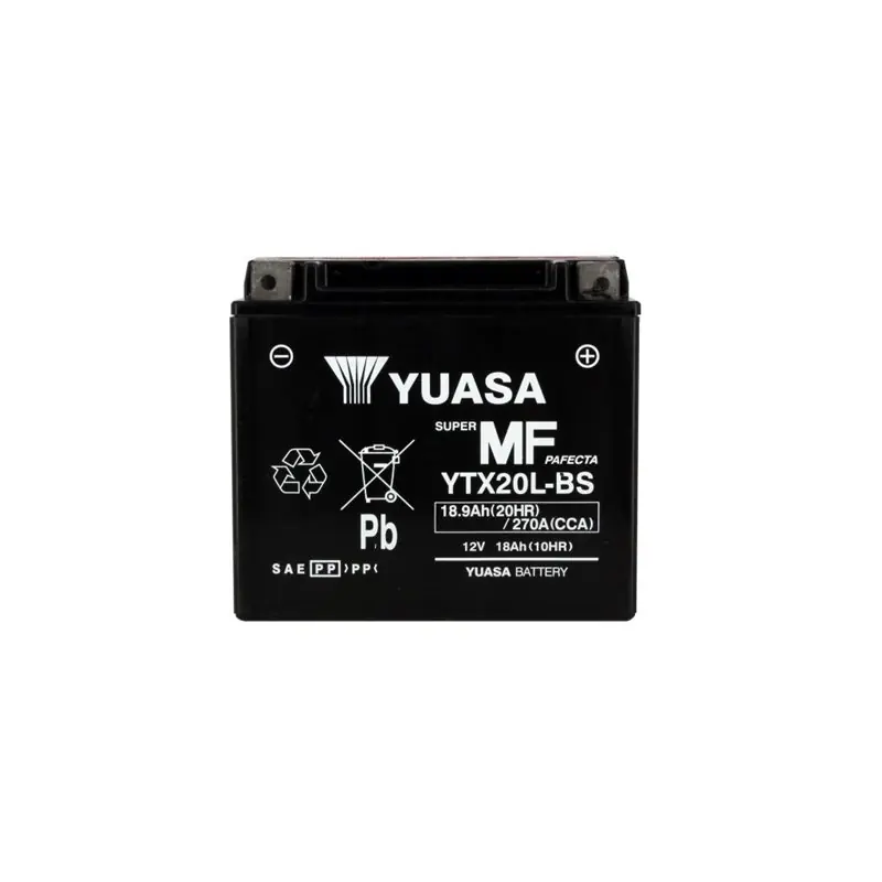 Vedd meg most Batterie YTX20L-BS AGM - Sans Entretien - Livrée Avec Pack Acide