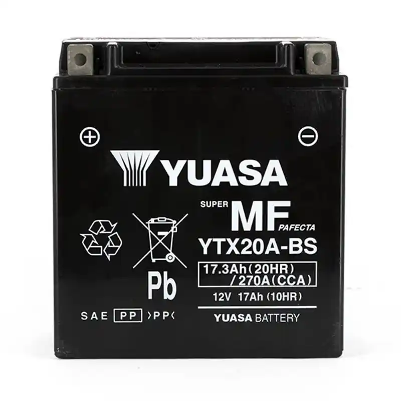 Prémium Batterie YTX20A-BS AGM - Sans Entretien - Livrée Avec Pack Acide