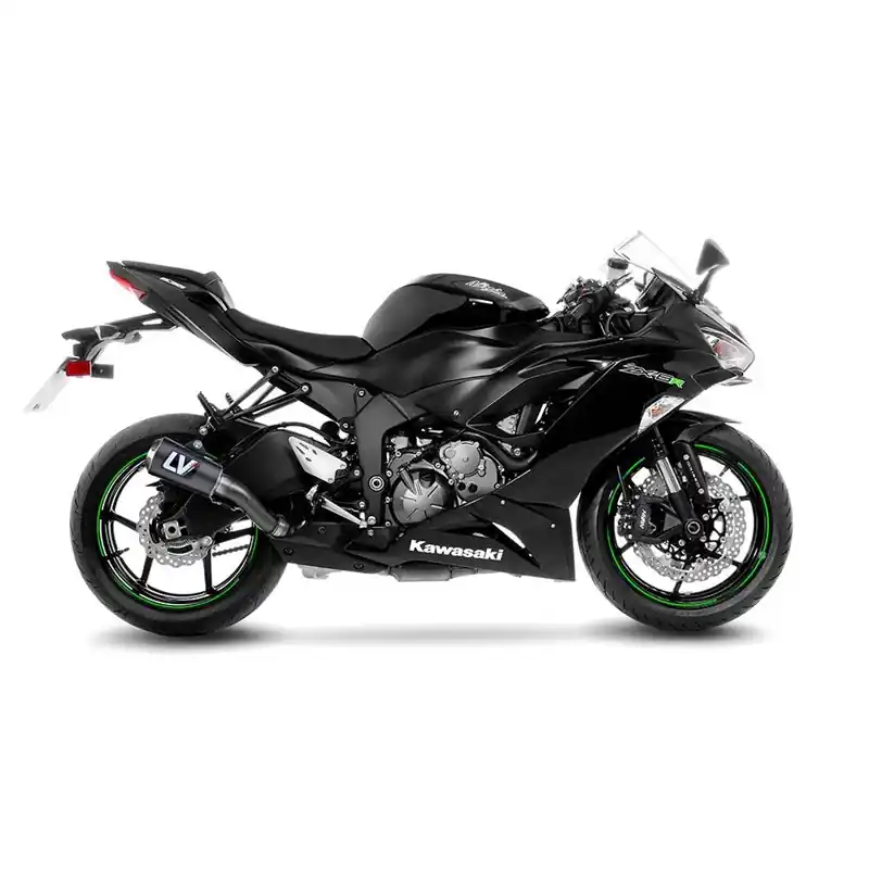 Silencieux LV-10 Fibre de Carbone ZX-6R NINJA - Non Homologué Kedvezmény