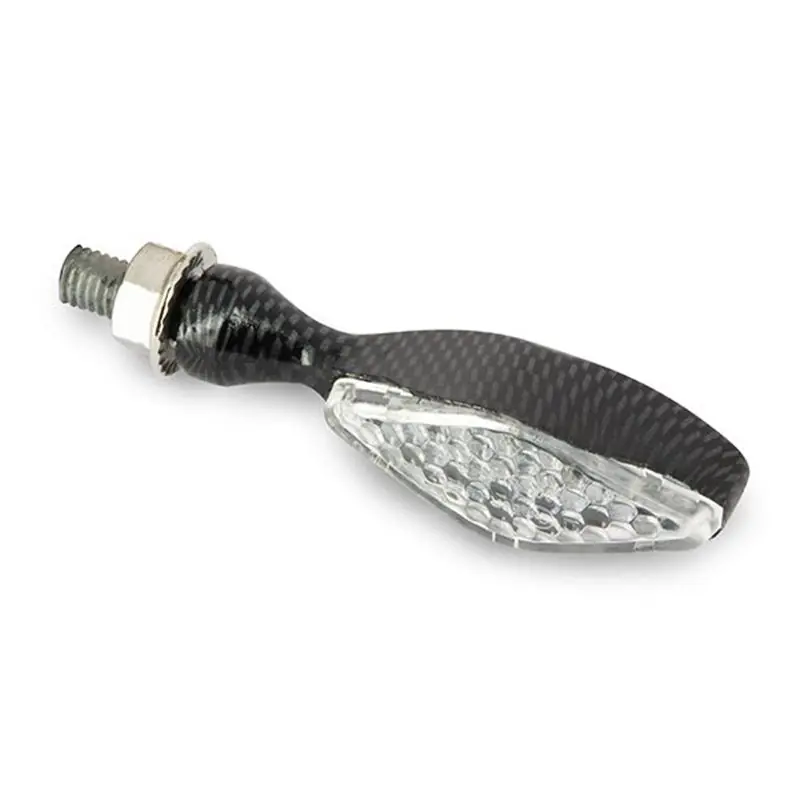 Paire de mini clignotants Losange à LED - Look Carbone Olcsó
