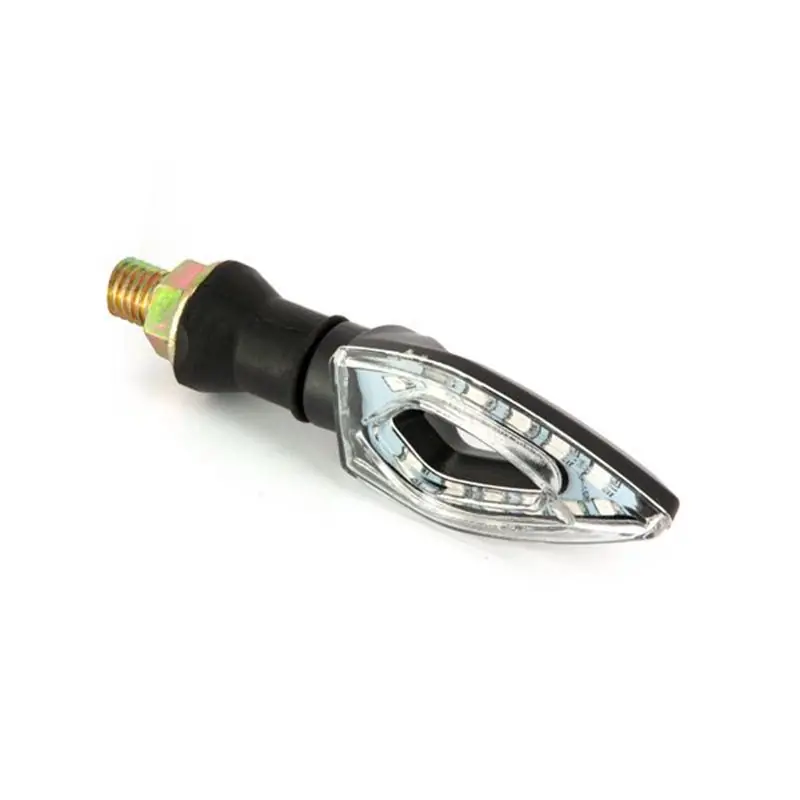 Ajánlat Paire de clignotants universels séquentiels à Leds - Noir avec cabochon translucide