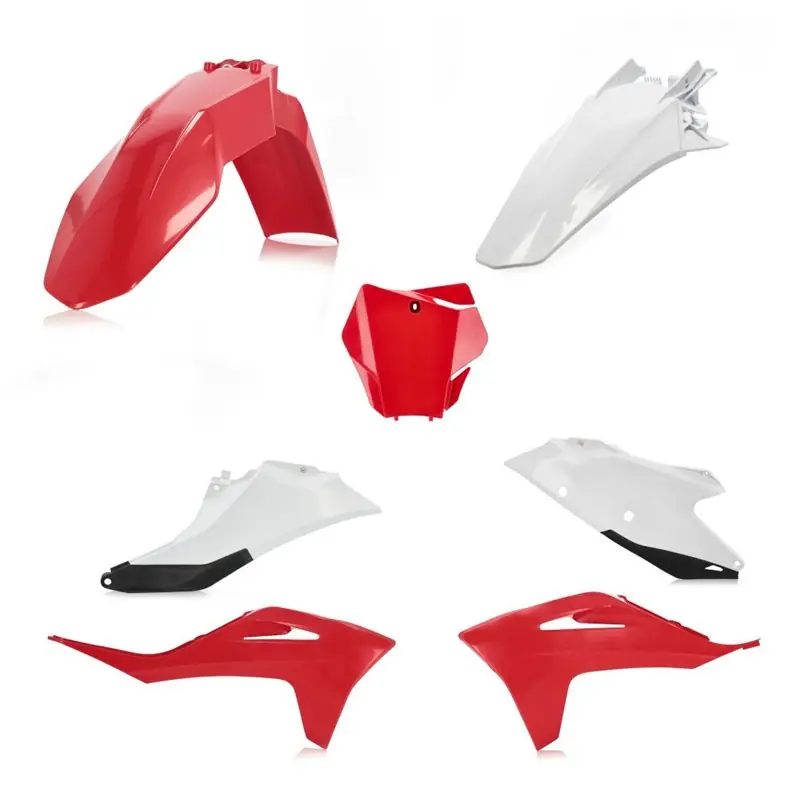 Prémium Kit Plastique Cycra 5 Elements GAS GAS MC 21 ROUGE / BLANC